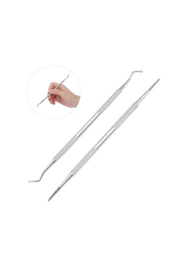 Maiyame Stainless Steel Tırnak Arı Temizleme Seti: 34 Eğimli Uçlu Tırnak Kaldırıcı Ve Çift Uçlu Tırnak File 2 Parça - Ingrown Tırnakları Önle, Kirlikleri Temizle, Tırnak Kenarlarını Pürüzsüz Hale Getir Maiyame Stainless Steel Tırnak Arı Temizleme Seti: 34 Eğimli Uçlu Tırnak Kaldırıcı Ve Çift Uçlu Tırnak File 2 Parça - Ingrown Tırnakları Önle, Kirlikleri Temizle, Tırnak Kenarlarını Pürüzsüz Hale Getir