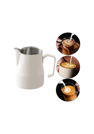 Suntek Sıcak Çikolata Ev Restoranı Için Süt Köpürtme 350ml-bej