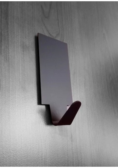 Ardini Kendinden Yapışkanlı Bornoz Havlu Askısı Dikdörtgen Mat Siyah 4'lü Çok Renkli