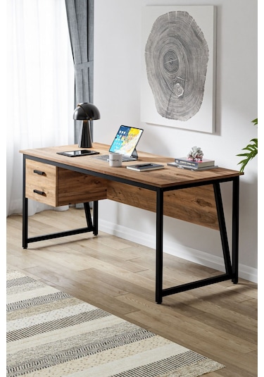 Ms2c Çalışma Masası,ofis Masası - 70x160 Cm - Çam Ms2c - 160 - Çam