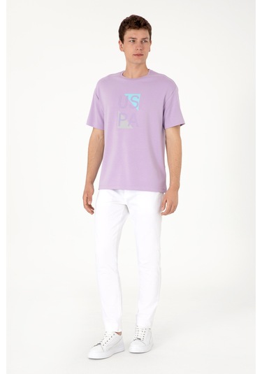 U.s. Polo Assn. Erkek Lila Tişört 50299882-vr034 Lila