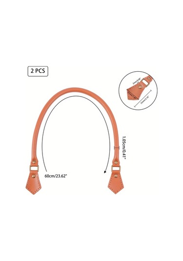 Fochsia 3 2strands Deri Çanta Sapı Derin Altın Sarısı Antik Bronz Aksamlı 23.62 İnç Dıy Projeleri