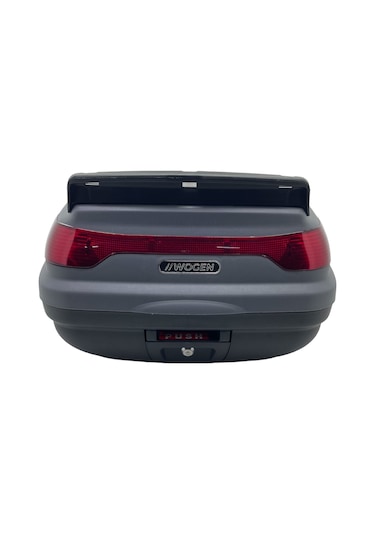 52 Litre Nardo Gri Topcase Sırt Dayamalı Üst Bagajlı