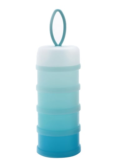 Geeroyoo 4 Katmanlı Bebek Süt Tozu Saklama Kabı, 50g Kapasiteli, Taşınabilir Ve Pratik, Mavi - Pp Malzeme