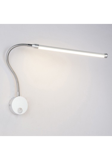 Reedark 6w Led Duvar Lambası - Yatak Odası, Otel Odası Dekorasyon Aydınlatması, Ev İçin 110v/220v Gümüş Anahtarlı Aydınlatma Armatürü Diğer