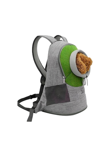 Ldlc Göğüs Messenger Çantası Pet Taşınabilir Nefes Alabilir Sırt Çantasına Maruz Kalabilir, Boyut: M Yeşil