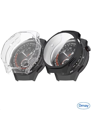 Huawei Watch Gt 6 Pro 46mm Uyumlu Uyumlu 360 Full Koruma Silikon Kılıf
