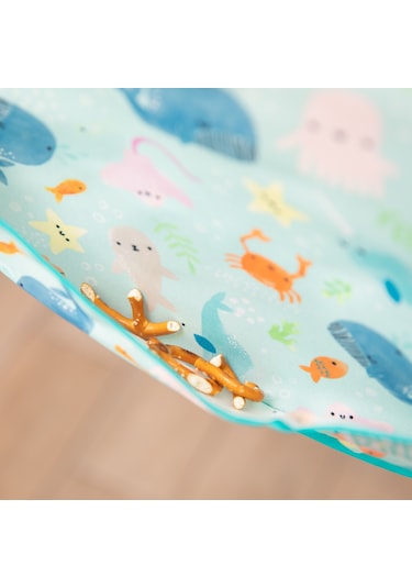 Bumkins Superbib Önlük 6-24 Ay Ocean Life Çok Renkli