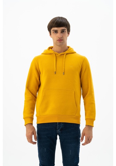 Arma Erkek Kanguru Cepli Kapüşonlu Sweatshirt K24254928801 Sarı Arma Erkek Kanguru Cepli Kapüşonlu Sweatshirt K24254928801 Sarı