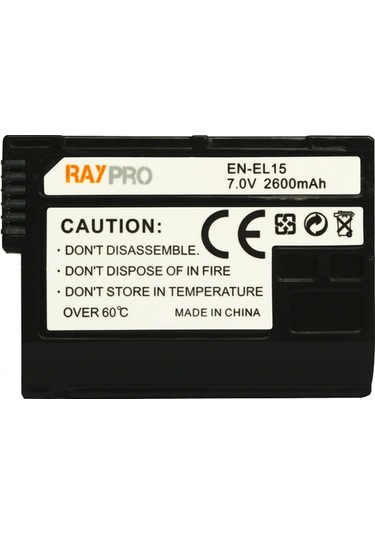 Nikon D7000 D7100 D7200 D7500 için En-El15 Batarya Pil