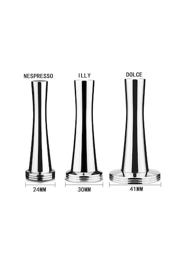 Leezsing Kahve Makinesi Sistemi İçin Paslanmaz Çelik Yeniden Doldurulabilir Kahve Kapsülleri Hammer Box Wonderful Coffer Lovers Metal Yuvarlak Delik Şekli