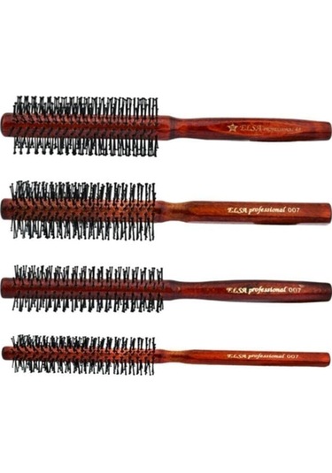 Elsa 4'lü Erkek Tarama Serisi 72 Fön Fırçası Hediye