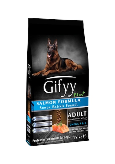 Gifyy Premium Somonlu Yetişkin Köpek Maması 15 KG