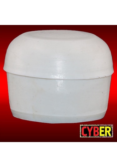 Çap 48 Plastik Iç Bombeli Tapa 1.5-2 Mm -Beyaz