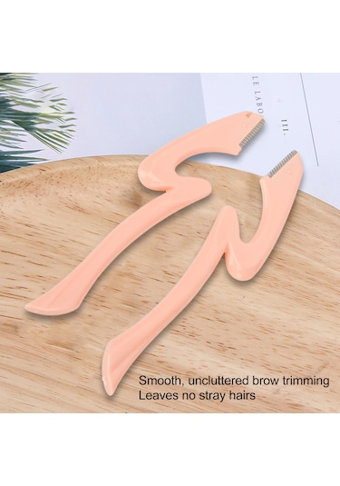 2 Adet Kaş Düzeltici Hassas Mikro Bıçaklı Kavisli Şekil Paslanmaz Çelik Koruyucu Kaş Düzeltici Alet Diğer