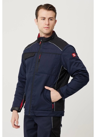 Allium Gabardin Mont Soğuk Havalarda Yüksek Koruma Lacivert-siyah