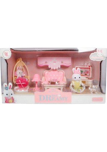 Mega By Dreamy Mini Tavşan Salon Takımı Seti 6619