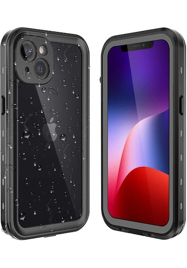 iPhone Uyumlu 13 Kılıf Su Ve Toz Geçirmez 360 Tam Koruma Shockproof Kapak