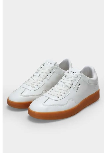 Lufian Luana Beyaz Hakiki Deri Kadın Sneaker Ayakkabı 121230029 Beyaz