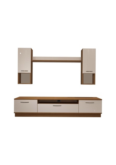 Decoraktiv Trendstyle 5da Slm Tv Ünitesi Tv Sehpası Ceviz - Beyaz