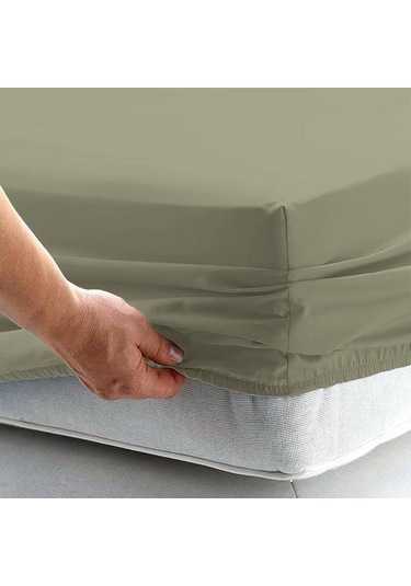 Bağcıklı %100 Pamuk Tek Kişilik Nevresim Takımı-yeşil Bahçe