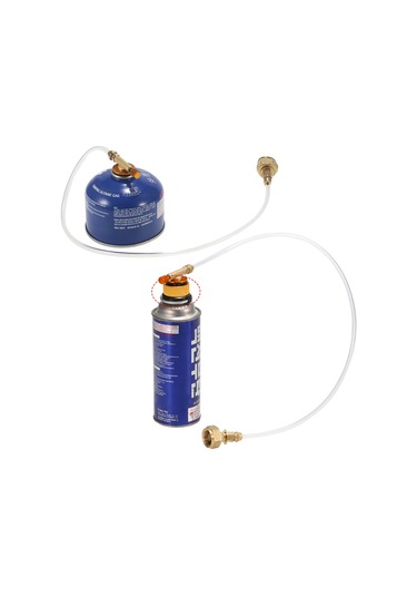 Neevoyu Kamp Ocağı Propan Adaptörü - Gaz Şişe Dolum Dönüştürücü 60cm Çok Renkli