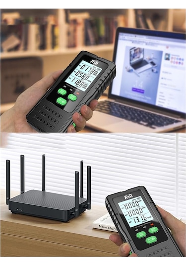 Radyasyon Lcd Test Algılama Sar Manyetik Alan Ölçüm Cihazı Elektromanyetik Yoğunluk Ölçme Tarama Dedektörü