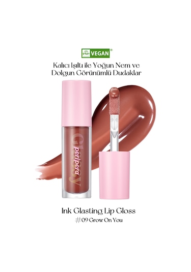 Dudaklara Dolgun Ve Işıltılı Görünüm Sunan Gloss Perıpera Ink Glasting Lip Gloss 9 Grow On You 9 Grow On You