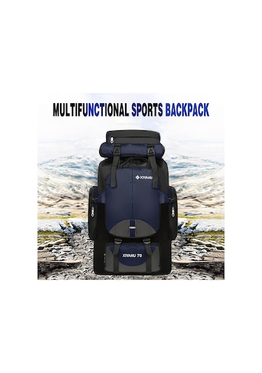 Padalink Yeni Model 70 Litre Kapasiteli Outdoor Spor Sırt Çantası - Gece Görünürlük Şeritli, Dayanıklı Naylon Malzeme, Yetişkinler İçin Unisex Tasarım Çok Renkli Padalink Yeni Model 70 Litre Kapasiteli Outdoor Spor Sırt Çantası - Gece Görünürlük Şeritli, Dayanıklı Naylon Malzeme, Yetişkinler İçin Unisex Tasarım Çok Renkli