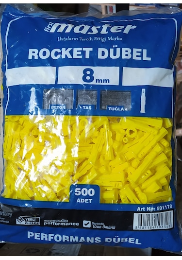 Master Performans Roket Dubel 8 Mm 500 Lü Paket