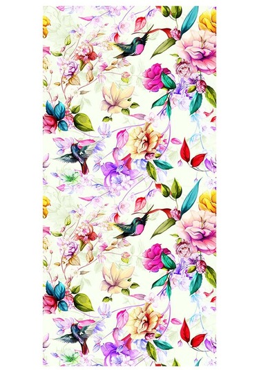 Suntek Çiçek Statik Streç Vitray Cam Filmi Gizlilik Buzlu 6