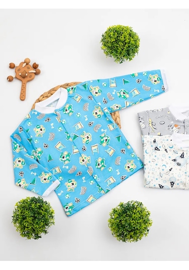 Ivanovo Kids Bebekler İçin 3'lü Sıcak Tutan Tüylü Kazak Seti 18083672 Khaki