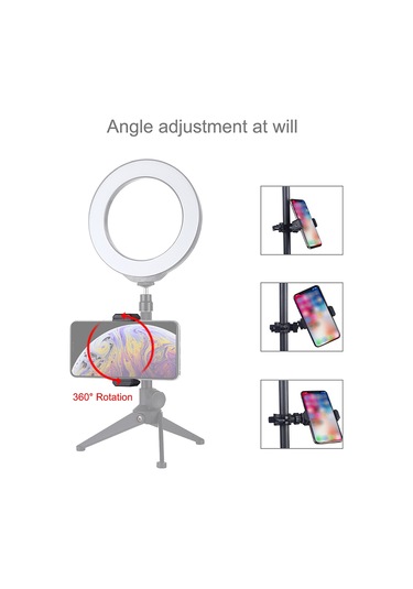 Singree 360 Dönebilen Akıllı Telefon Tutucu - Video Çekim Ve Canlı Yayın İçin Mükemmel Siyah