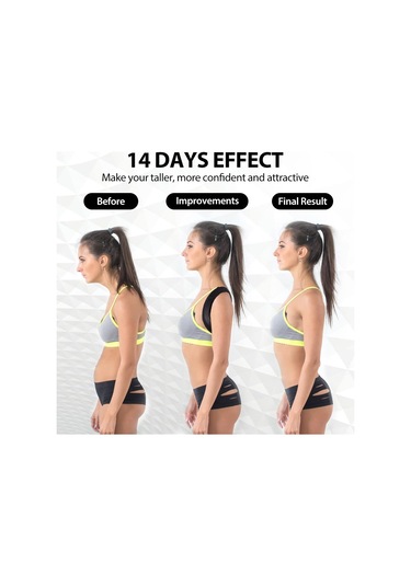 Ankaflex Dik Duruş Kamburluk Önleyici Sırt Omuz Bel Destek Korsesi