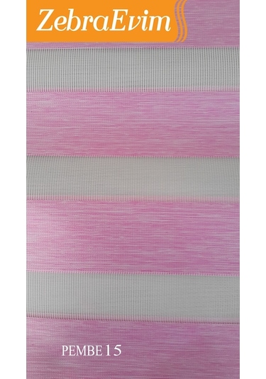 7 Farklı Renk Bambu Zebra Stor Perde