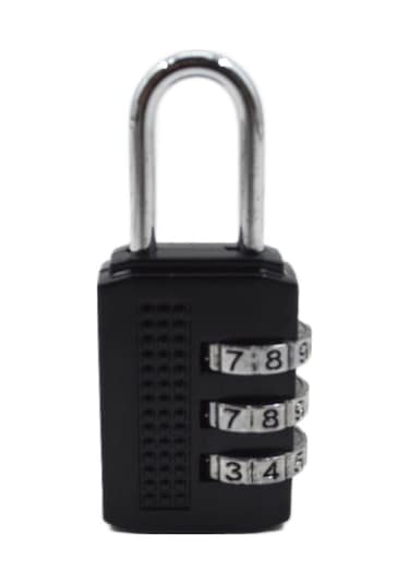 Bay-tec Şifreli Asma Kilit 25 Mm Siyah Mk-2374