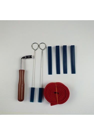 Yuntech01 Xuyi Marka Piyano Akort Aleti Seti - 11 Parça Çelik Ve Kauçuk Gereçler, Enstrüman Bakımı İçin Dayanıklı Ve Profesyonel