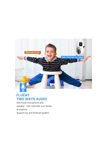 Okam Pro O-kam-4046e Çift Lensli 360 Wifi Akıllı Ampul Kamera 2mp+2mp