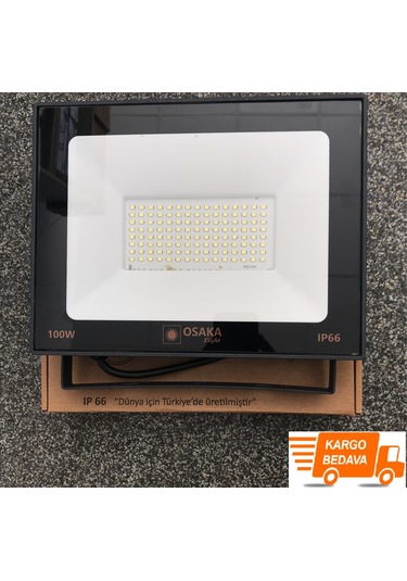 Osaka 100w Smd Alüminyum Döküm Kasa Led Projektör Beyaz