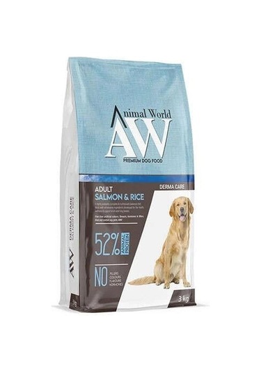 Animal World Somonlu Yetişkin Köpek Maması 3 Kg