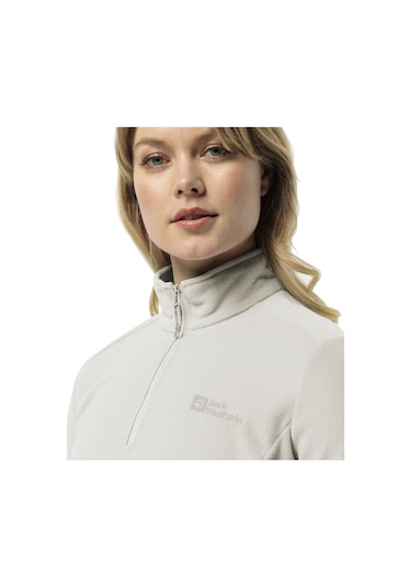 Jack Wolfskın Jack Wolfskın Kadın Polar Taunus Hz Krem Yarım Fermuar 5609 Krem