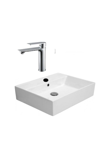 Alvit Gpd Provido 38 x 50 Tezgahüstü Setüstü Lavabo