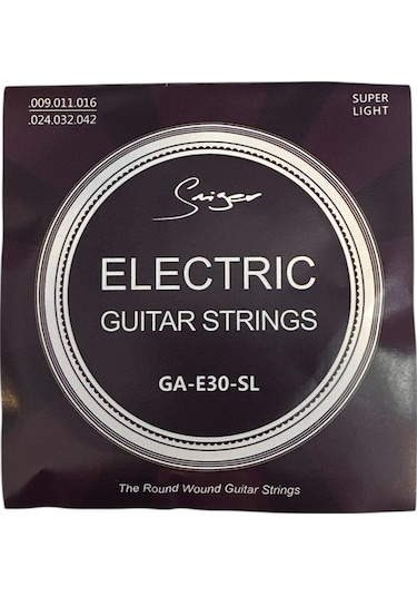 Smiger Elektro Gitar Teli 09-42 Ga-e30 Sl