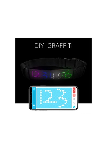 Geeroyoo Bluetooth Bağlantılı, App Kontrollü, Şarj Edilebilir Köpek Tasması, 4 Renkli Işık Ve 8 Mod Seçeneği Siyah