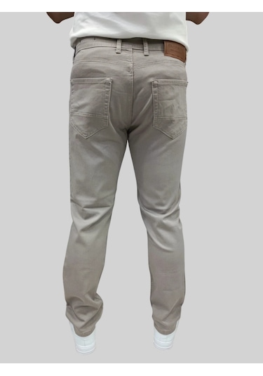 Erkek Enjoy Regular Fit Ligralı Taş Kot Pantolon Taş
