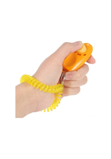 Vkemall 7 Renkli Köpek Eğitimi Çift Butonlu Çıkartıcı - Sesli İzleme Ve Emir Takibi Araç Seti Kırmızı, Mavi, Yeşil, Pembe, Siyah, Beyaz, Turuncu