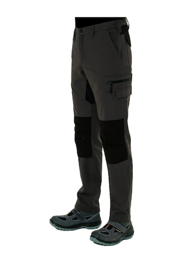 Şensel, İş Pantolonu, Gri-Siyah -54E6182- İş Elbisesi-Kıyafeti Gri