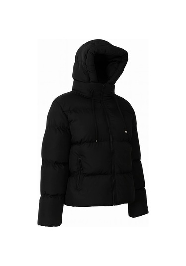 Trender Siyah Kadın Mont Y02 Siyah