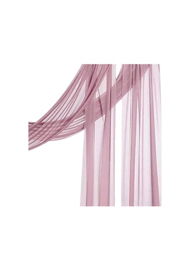 Homyl Düğün Kemeri Drapaj Masa Koşucusu Arka Plan Temalı Koyu Pembe