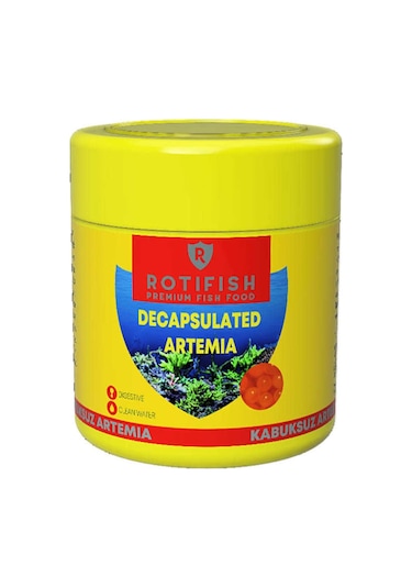 Rotifish Kabuksuz Decapsulated Artemia Yavru Balık Yemi 15 G